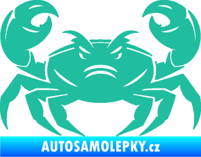 Samolepka Krab 003 tyrkysová