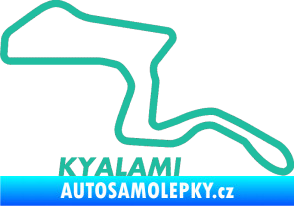 Samolepka Okruh Kyalami tyrkysová