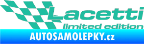 Samolepka Lacetti limited edition levá tyrkysová