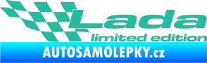 Samolepka Lada limited edition levá tyrkysová