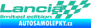 Samolepka Lancia limited edition pravá tyrkysová