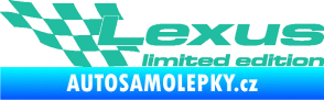 Samolepka Lexus limited edition levá tyrkysová