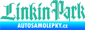Samolepka Linkin Park 004 tyrkysová