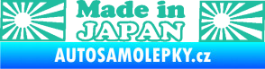 Samolepka Made in Japan 002 tyrkysová