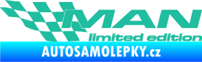 Samolepka MAN limited edition levá tyrkysová