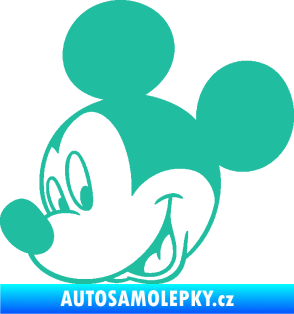 Samolepka Myšák Mickey 001 levá tyrkysová