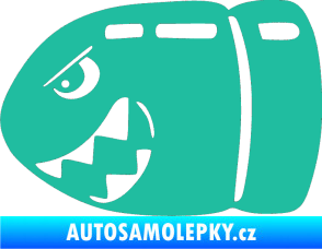 Samolepka Náboj 002 levá tyrkysová