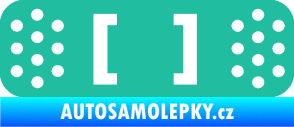 Samolepka Náplast 003 tyrkysová