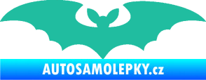 Samolepka Netopýr 006 tyrkysová