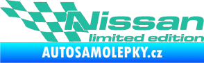 Samolepka Nissan limited edition levá tyrkysová