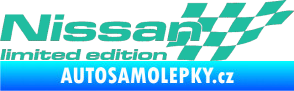 Samolepka Nissan limited edition pravá tyrkysová