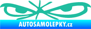 Samolepka Oči 002 levá tyrkysová