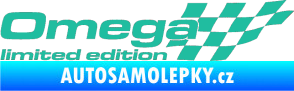 Samolepka Omega limited edition pravá tyrkysová