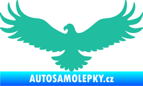 Samolepka Orel 006 levá tyrkysová
