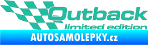Samolepka Outback limited edition levá tyrkysová
