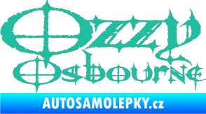 Samolepka Ozzy Osbourne 002 tyrkysová
