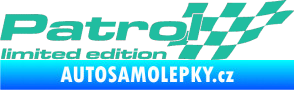 Samolepka Patrol limited edition pravá tyrkysová