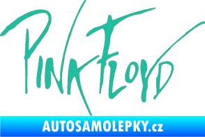 Samolepka Pink Floyd 002 tyrkysová