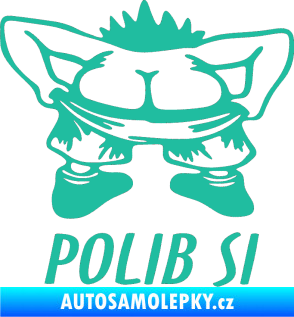 Samolepka Polib si tyrkysová