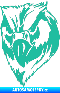 Samolepka Predators 002 levá tyrkysová