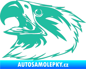 Samolepka Predators 020 levá tyrkysová