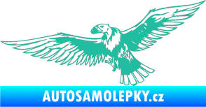 Samolepka Predators 028 levá sup tyrkysová