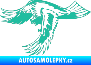 Samolepka Predators 048 levá tyrkysová
