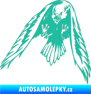 Samolepka Predators 055 levá tyrkysová