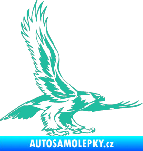 Samolepka Predators 068 pravá tyrkysová
