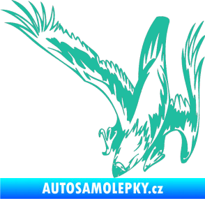 Samolepka Predators 069 levá tyrkysová
