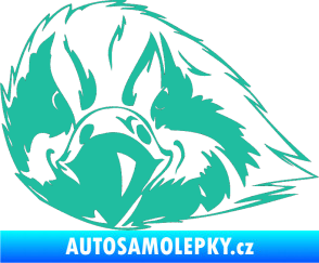 Samolepka Predators 079 levá tyrkysová