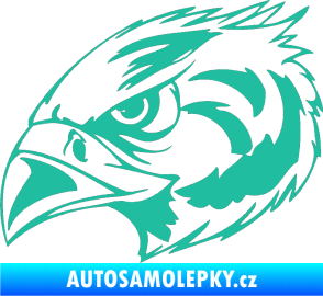 Samolepka Predators 084 levá tyrkysová