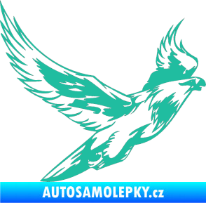 Samolepka Predators 088 pravá tyrkysová