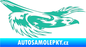 Samolepka Predators 093 pravá tyrkysová