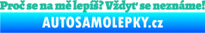 Samolepka Proč se na mě lepíš? Vždyť se neznáme! 002 tyrkysová