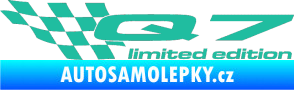 Samolepka Q7 limited edition levá tyrkysová