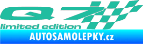 Samolepka Q7 limited edition pravá tyrkysová