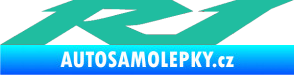 Samolepka R1 001 tyrkysová