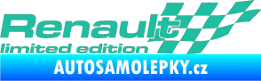 Samolepka Renault limited edition pravá tyrkysová