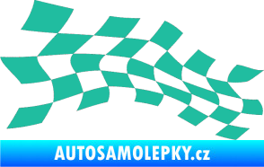 Samolepka Šachovnice 019 tyrkysová