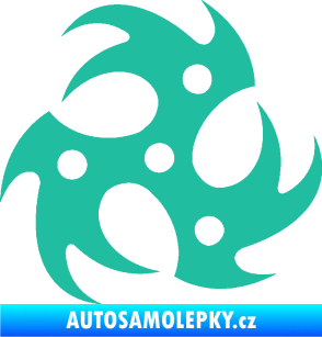 Samolepka Samolepka na víčko od nádrže 005 tyrkysová