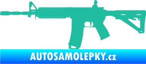 Samolepka Samopal 004 levá tyrkysová