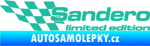 Samolepka Sandero limited edition levá tyrkysová