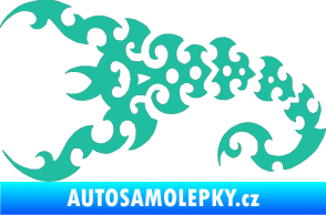 Samolepka Štír 015 levá tyrkysová