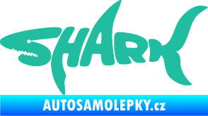 Samolepka Shark 001 tyrkysová