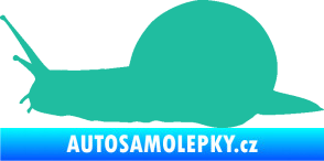 Samolepka Šnek 001 levá tyrkysová