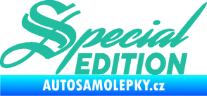 Samolepka Special edition 004 tyrkysová