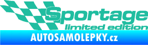 Samolepka Sportage limited edition levá tyrkysová