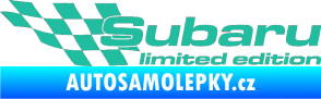 Samolepka Subaru limited edition levá tyrkysová