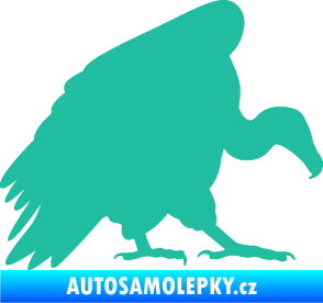 Samolepka Sup 001 pravá tyrkysová